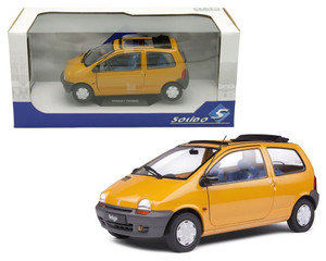 Solido 1:18 1993 Renault Twingo Mk1 Open Air (indian Yellow)- Diecast