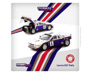 Tarmac Works 1:64 Lancia 037 Rally Rally Costa Brava 1985 S. Serviã / J. Sabater #4- Diecast Tarmac Works 1:64 Lancia 037 Rally Rally Costa Brava 1985 S. Serviã / J. Sabater #4- Diecast