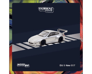 Tarmac Works 1:64 Old & New 997 Gray Metallic Road64- Diecast Tarmac Works 1:64 Old & New 997 Gray Metallic Road64- Diecast
