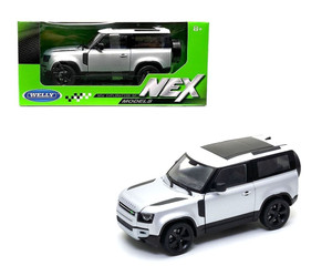 Welly 1:24 2020 Land Rover Defender (silver)- Diecast Welly 1:24 2020 Land Rover Defender (silver)- Diecast