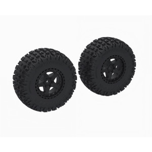 Arrma - DBOOTS 'FORTRESS SC' Tire Set Glued (Black) (2pcs) - -1616