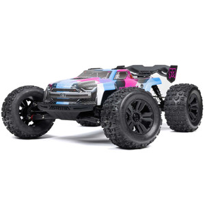 Arrma - 1/8 KRATON 4X4 6S BLX BRUSHLESS V6 SPEED TRUCK RTR (Blue/Pink) - 8608V6T2 Arrma - 1/8 KRATON 4X4 6S BLX BRUSHLESS V6 SPEED TRUCK RTR (Blue/Pink) - 8608V6T2
