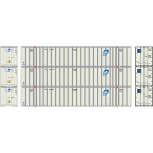 Athearn - HO ATH 53' Stoughton Container, TDIU #630368/630499/630508 (3) - -2323 Athearn - HO ATH 53' Stoughton Container, TDIU #630368/630499/630508 (3) - -2323