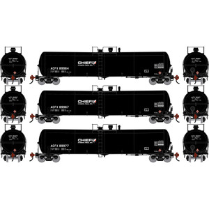 Athearn - HO ATH 30K Ethanol Tank Car, ACFX #89964/89967/89977 (3) - -2411 Athearn - HO ATH 30K Ethanol Tank Car, ACFX #89964/89967/89977 (3) - -2411