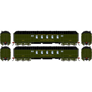 Athearn - HO ATH 60' Pullman Common Standard Postal Car, UP #1252/1254 (2) - -2580 Athearn - HO ATH 60' Pullman Common Standard Postal Car, UP #1252/1254 (2) - -2580