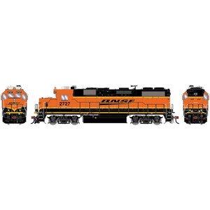 Athearn - HO GEN GP39-2 PH IIB Locomotive w/DCC & SOUND, BNSF #2727 - G-1982