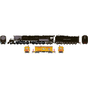 Athearn - N GEN 4-8-8-4 'Big Boy' Locomotive w/DCC & Sound & CA-11 Caboose, Locomotive- UP #4014, Caboose- UP 'Snowbus' #25809 - G-2080 Athearn - N GEN 4-8-8-4 'Big Boy' Locomotive w/DCC & Sound & CA-11 Caboose, Locomotive- UP #4014, Caboose- UP 'Snowbus' #25809 - G-2080