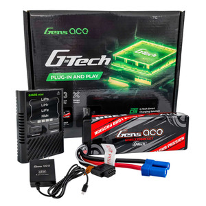 Gens - G-Tech Bundle: 5300mAh 3S 60C hardcase EC5  +  iMars Mini charger - 60W3S5360GT Gens - G-Tech Bundle: 5300mAh 3S 60C hardcase EC5  +  iMars Mini charger - 60W3S5360GT