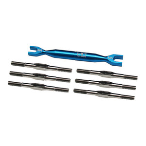 Hot Racing - Titanium Turnbuckle Set 3.5mm B7 B7D - AB7160T Hot Racing - Titanium Turnbuckle Set 3.5mm B7 B7D - AB7160T