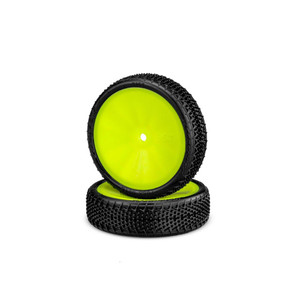 Jconcepts - Fuzz Bite LP Tire 2wd Frnt, Mounted 3376Y Wheel(2) - 3165201011 Jconcepts - Fuzz Bite LP Tire 2wd Frnt, Mounted 3376Y Wheel(2) - 3165201011