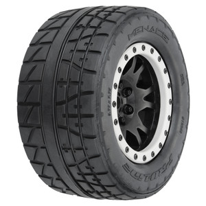 Pro-line Racing - Menace HP BELTED Pro-Loc F/R X-MAXX MTD 24mm Blk/Gry Impulse (2) - 1025613 Pro-line Racing - Menace HP BELTED Pro-Loc F/R X-MAXX MTD 24mm Blk/Gry Impulse (2) - 1025613