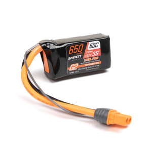 Spektrum - Smart G2 Trail Pro 650mAh 3S 11.1V 50C LiPo w/ IC2  - X-1051 Spektrum - Smart G2 Trail Pro 650mAh 3S 11.1V 50C LiPo w/ IC2  - X-1051
