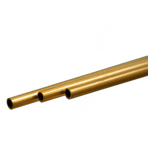 K & S Metals - Round Brass Tube: 4mm OD x 0.45mm Wall x 300mm Long - 9822 K & S Metals - Round Brass Tube: 4mm OD x 0.45mm Wall x 300mm Long - 9822