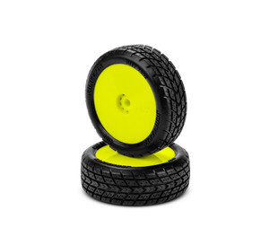 J Concepts - Dirt Trac Mini - Green Compound, Pre-Mounted, Yellow - 41212211 J Concepts - Dirt Trac Mini - Green Compound, Pre-Mounted, Yellow - 41212211