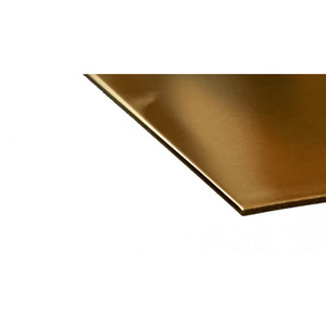 K & S Metals - Brass Sheet: 0.064" Thick x 6" Wide x 12" Long - 16409 K & S Metals - Brass Sheet: 0.064" Thick x 6" Wide x 12" Long - 16409