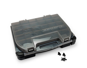 J Concepts - Tool Box w/ Upper Storage, Black / Smoke Gray, - 513028 J Concepts - Tool Box w/ Upper Storage, Black / Smoke Gray, - 513028