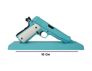 GoatGuns - 1/3 Scale Die Cast 1911 Model, Light Blue - 1911-BLUE GoatGuns - 1/3 Scale Die Cast 1911 Model, Light Blue - 1911-BLUE