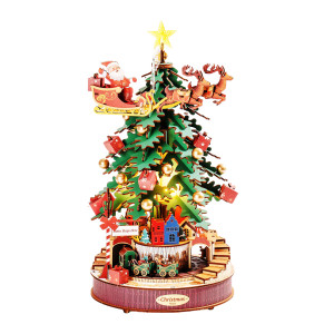 Robotime - DIY Music Box; Christmas Melody Tree - AMS01 Robotime - DIY Music Box; Christmas Melody Tree - AMS01