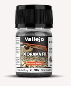 Vallejo Acrylic Paints - Granite Grey 0.2-0.6mm Landscape Dio FX - 26307