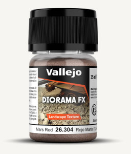 Vallejo Acrylic Paints - Mars Red 0.2-0.6mm Landscape Diorama FX - 26304