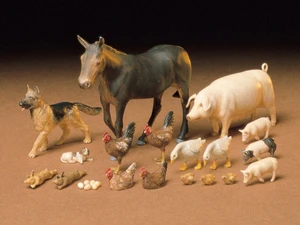 Tamiya Paint - Hobby Kits - LIVESTOCK SET 1:35 - 35128