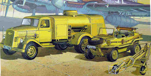 Academy Models - FUEL TRUCK & SCHWIMMWAGEN - 13401