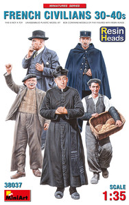 Mini Art Models - French Civilians 1930s-1940s 1:35 - 38037