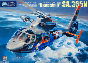 Kitty Hawk Models - SA-365N Helicopter French Navy/USCG 1:48 - 80107