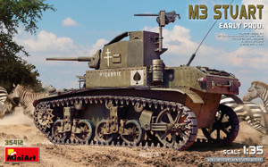 Mini Art Models - M3 Stuart Light Tank Early Prod 1:35 - 35412