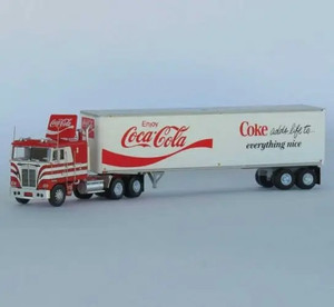 Trainworx - N Kenworth K100 w/40' Corrugated Trailer - 51063