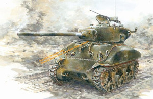DML Military Kits - M4A1W SHERMAN OPERATION COBRA - 6083