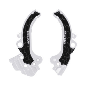 Acerbis - Frame Guards- X-grip White/black - 2985891035