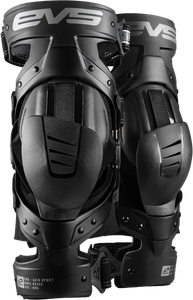 Evs - Axis Sport Knee Brace Pair Black/black/grey Md - AXISS-BK/GY-MP Evs - Axis Sport Knee Brace Pair Black/black/grey Md - AXISS-BK/GY-MP