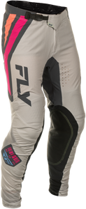 Fly Racing - Lite Vice Pants Ca/ny Light Grey/pink/coral Sz 30 - C378-73430