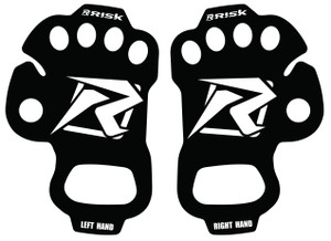 Risk Racing - Palm Protectors Ultra Thin Black Lg - 12698 Risk Racing - Palm Protectors Ultra Thin Black Lg - 12698