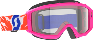 Scott - Primal Youth Goggle Pink Clear Lens - 403026-0026043 Scott - Primal Youth Goggle Pink Clear Lens - 403026-0026043