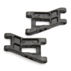 Team Associated - RC10WC Front Wide Suspension Arms, Black - 6206