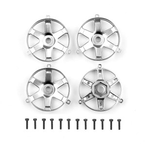 Team Associated - DC10 FT Adjustable Wheel Face Plate, Silver - 72247 Team Associated - DC10 FT Adjustable Wheel Face Plate, Silver - 72247