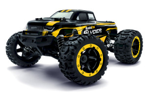 BlackZon - Slyder MT 1/16 4WD Electric Monster Truck - RTR - Yellow - 540116