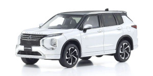 Kyosho - 1/43 Mitsubishi Outlander, White, Diecast Model - KSR43128W Kyosho - 1/43 Mitsubishi Outlander, White, Diecast Model - KSR43128W