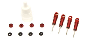 Kyosho - Aluminum Oil Shock Set, 4pcs - MXW003R Kyosho - Aluminum Oil Shock Set, 4pcs - MXW003R