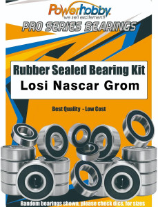 Power Hobby - Sealed Bearings, for Losi Nascar Grom - 7147