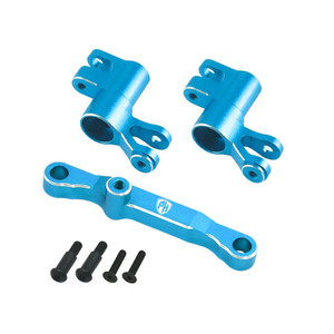 Power Hobby - 7075 Aluminum Steering / Bellcrank Blue, for Traxxas - 7166BLUE Power Hobby - 7075 Aluminum Steering / Bellcrank Blue, for Traxxas - 7166BLUE