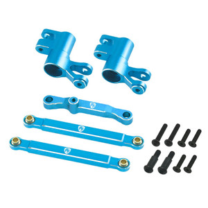 Power Hobby - 7075 Aluminum Steering / Bellcrank Set Blue, Traxxas - 7168BLUE Power Hobby - 7075 Aluminum Steering / Bellcrank Set Blue, Traxxas - 7168BLUE