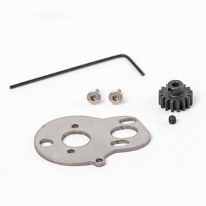 FuriTek - 16T Steel Pinion Gear and Motor Mount - Compatible with Furitek Storm Razor Motor for Micro-B - 2621 FuriTek - 16T Steel Pinion Gear and Motor Mount - Compatible with Furitek Storm Razor Motor for Micro-B - 2621
