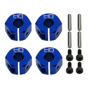 Hot Racing - Blue Aluminum 12mm Wheel Hex TRA Mini Max - MMX10X06