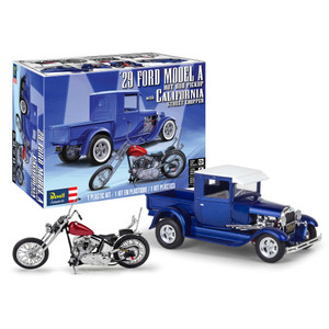 Revell Monogram - 1/25 1929 Model A Pickup with California Street Chopper - 145659090 Revell Monogram - 1/25 1929 Model A Pickup with California Street Chopper - 145659090