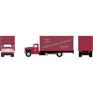 Athearn - HO ATH Ford F-850 Box Van, PRR - -2892 Athearn - HO ATH Ford F-850 Box Van, PRR - -2892