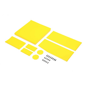 Losi - Wing Panel Set, Yellow: 22S Sprint - -2855 Losi - Wing Panel Set, Yellow: 22S Sprint - -2855