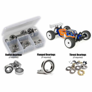 RC Screwz - Tekno RC ET48 2.2 1/8th 4WD (TKR9605) Rubber Shielded Bearing Kit - TEK030R RC Screwz - Tekno RC ET48 2.2 1/8th 4WD (TKR9605) Rubber Shielded Bearing Kit - TEK030R